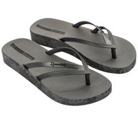 Ipanema Bossa Soft V Fem, Chanclas Mujer, Gris Oscuro Plateado, 38 EU