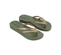 Ipanema Chanclas Bossa Soft V FEM para mujer, verde/dorado, 37 EU, verde dorado, 37 EU