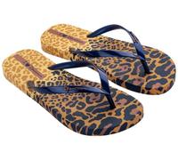 Ipanema Chanclas de mujer Animal Print VI FEM, amarillo/azul perlado, talla 39 EU, Yellow Pearly Blue, 39 EU