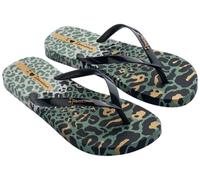 Ipanema Chanclas de mujer Animal Print VI FEM, gris/gris/verde, talla 40 EU, gris y verde., 40 EU