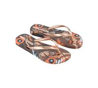 Ipanema Chanclas de mujer con estampado animal III Fem, Marrón Metálico Rosa, 37 EU