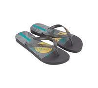 Ipanema Chanclas para hombre Summer Iv Ad, Grey Yellow Blue, 37 EU