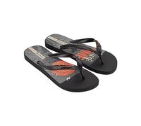Ipanema Chanclas para hombre Summer Iv Ad, Negro Naranja Beige, 35/36 EU