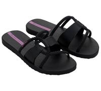 Ipanema DIVERSA Slide AD - Sandalias deslizantes para mujer, color negro/morado, talla 37 EU, Negro y morado, 37 EU