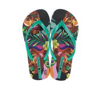IPANEMA Graffiti IV Fem, Chanclas Mujer, Verde/Rojo, 40 EU
