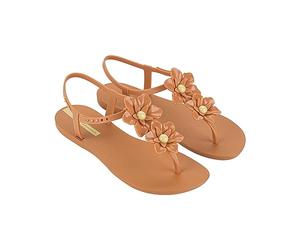 Ipanema - IPANEMA DUO FLOWERS SANDAL FEM, Sandalia, BROWN/YELLOW,