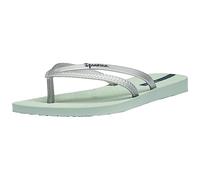 Ipanema Mujer Bossa Fem Chanclas, Plata nacarada verde, 35.5 EU