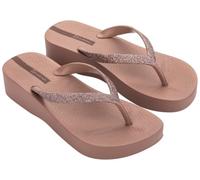 Ipanema Plataforma de malla chic para mujer BP605, color negro y dorado brillante 35,5, Bp605 Black Gold Glitter, 41.5 EU