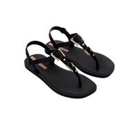 Ipanema Sandalia Classic Urban Fem para mujer, negro, negro y dorado, 37 EU