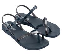 Ipanema Fashion Sand VIII Fem, Sandalias Planas Mujer, Azul y Plateado, 40 EU