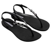 Ipanema Sandal Rio Fem, Sandalia Mujer, Negro/Plateado, 37 EU
