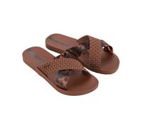 Ipanema SENSE Slide Fem - Chanclas de baño para mujer - Correa llamativa con patrón, Tortuga marrón, 40 EU