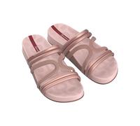 Ipanema Walk Slide FEM - Slide de baño para mujer - Correas elegantes - Sujeción perfecta - Zapatillas de verano, Rosa Metálico Rojo, 37 EU