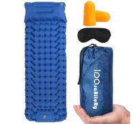 iParaAiluRy Esterilla Camping Autoinflable Ultraligero Colchoneta Camping con Bomba de Pie, Portatíl Colchón Campin g Esterilla Hinchable para Viajes, Exteriores, Senderismo, Playa, Tienda