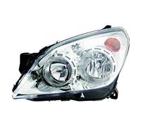 IPARLUX Izquierdo-FARO PRINCIPAL-Eléctrico-con Motor FONDO CROMO CHROMED MASK H7+H1