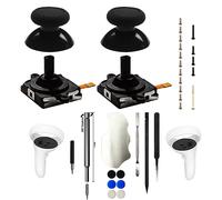 iParto Palillos de pulgar para Oculus Quest 2 Controller Joystick Kit de repuesto para Meta Quest 2 Tapas de pulgar con herramientas