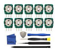 iParto Paquete de 10 potenciómetros de repuesto 2K3 Ohm para Sony Playstation 5 PS5 Dualsense / PS4 DualShock Controller Trim Pot Resistor Thumbstick Module Sensor para ALPS Analog Joystick (paquete