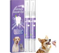 Ipawsplus Tooth Gel, Tarpic Pet Oral, Muzzleglow Pet Oral Repair Gels, Pet Toothbrush Pen, Repair Gums Cleaning Dental Stains and Tartar Oral Care Gel for Dogs & Cats (2)