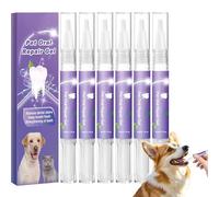 Ipawsplus Tooth Gel, Tarpic Pet Oral, Muzzleglow Pet Oral Repair Gels, Pet Toothbrush Pen, Repair Gums Cleaning Dental Stains and Tartar Oral Care Gel for Dogs & Cats (6)