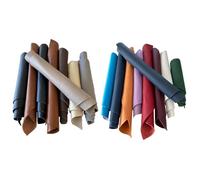 IPEA 1 Kg de Recortes de Cuero, Piel Auténtica en Tamaños Aleatorios y Colores Mixtos Clásicos & 1 Kg de Recortes de Cuero, Piel Auténtica en Tamaños Aleatorios y Colores Mixtos Clásicos