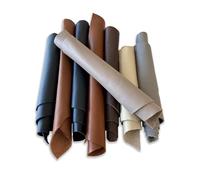 IPEA 1 Kg de Recortes de Cuero, Piel Auténtica en Tamaños Aleatorios y Colores Mixtos Clásicos, Fabricado en Italia, Retales Cortes con Formas Variadas, Restos de Producción Artesanal