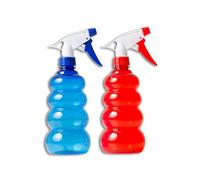 IPEA 2 pulverizadores de 500 ml - pulverizador de agua y líquidos - Set de 2 unidades - Botella pulverizador de plástico multiusos para casa, baño, cabello, plantas, jardín, detergentes, detergentes