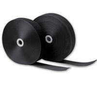 IPEA Belcro color Negro para Coser (No Adhesivo) - 25 Metros x 50 mm - Cinta Extra Fuerte multiusos para Ecoración, Hogar, Ropa - Bobina Gancho y Anilla - Color Negro - 5 cm