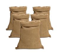 IPEA Bolsas de Yute de Grandes Dimensiones - 80 x 50 cm - Made in Italy - 5 UNIDAD - Sacos de Yute Tejido Natural para Manualidades, Decoración, Jardín, Fiestas, Bricolaje, Caja de Objetos