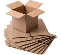 IPEA Cajas de Cartón Pequeñas 12 x 12 x 12 cm para Envíos, Comercio Electrónico, Regalos - 10 Piezas - Made in Italy - Cajas Cuadradas Multiusos para Embalar Objetos, Eventos, Fiestas - Caja