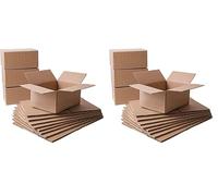 IPEA Cajas de Cartón Pequeñas 25 x 18 x 12 cm para Envíos, Comercio Electrónico, Regalos - 10 Piezas - Made in Italy - Cajas Rectangulares Multiusos para Embalar Objetos, Eventos, Fiestas