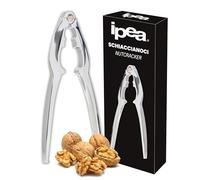 IPEA Cascanueces de Aluminio Clásico - Pequeño Triturador de Nueces Ligero para Nueces, Avellanas, Almendras, Frutos Secos - Multiuso para Cocina - Ideal también para Crustáceos