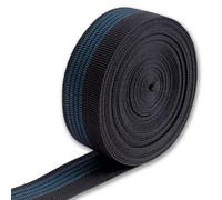 IPEA Correa Elástica para Sofá, Sillas, Tapicería, Sillones - [ 10 Metros ] - Made in Italy - Ancho 50 mm - Cuerda de Tracción de 3 Rayas para Ssientos y Respaldos - Elasticidad 40%