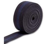 IPEA Correa Elástica para Sofá, Sillas, Tapicería, Sillones - [ 10 Metros ] - Made in Italy - Ancho 50 mm - Cuerda de Tracción de 3 Rayas para Ssientos y Respaldos - Elasticidad 50%