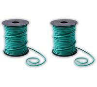 IPEA Cuerda de Nailon para persianas venecianas de Color Verde Medio, 50 Metros, Cuerda para Cortinas, persianas, persianas, Accesorios, Grosor de 3 mm (Paquete de 2)