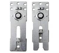 IPEA Gancho Conector de Enclavamiento para Sofás y Muebles de Metal con resorte - 2 Piezas - Abrazaderas de articulación de Cocodrilo Ajustables para Sujetar Gabinetes - Color Metálico - 160 x 60 mm
