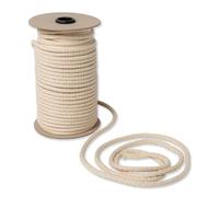 IPEA Hilo de Macramé de Algodón Natural - 8 mm x 50 Metros - [ Made in Italy ] - Rollo Súper Largo - Hilo para Trabajos Artesanales, Decoraciones, Tapices y Cortinas - Cuerda de Macramé