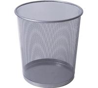 IPEA Papelera de Malla Metálica - 26 x 23 cm - Papelera de Reciclaje para Oficina, Casa, Dormitorio, Escuela de Metal - Cesta de Basura para Escritorio, Mesa, Mueble
