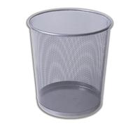 IPEA Papelera de Malla Metálica - 26 x 23 cm - Papelera de Reciclaje para Oficina, Casa, Dormitorio, Escuela de Metal - Cesta de Basura para Escritorio, Mesa, Mueble