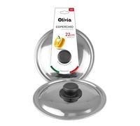 IPEA Tapa Sartén y Olla de Acero Inoxidable - 18/20 / 22/24 / 26/28 cm - Tapa Redonda Universal con Pomo para Sartenes de Cocina y Ollas - Lavable en Lavavajillas