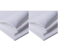 IPEA Tejido de Forro 200 x 150 cm color Blanco - Made in Italy - Tejido al Metro para Costura, Ropa, Forros, Chaquetas, Pantalones, Faldas, Muebles, Almohadas - Tela Lisa para Coser y Forrar