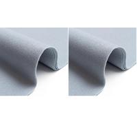 IPEA Tela de Fieltro Gris - Gran Retazo 190 x 100 cm - Made in Italy - Fieltro Suave de Color Liso para Ropa, Accesorios, Decoraciones, Creaciones, Patchwork - Tela para Costura (Paquete de 2)