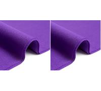IPEA Tela de Fieltro Morado - Gran Retazo 190 x 100 cm - Made in Italy - Fieltro Suave de Color Liso para Ropa, Accesorios, Decoraciones, Creaciones, Patchwork - Tela para Costura (Paquete de 2)
