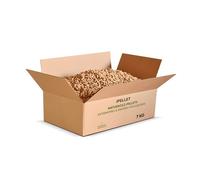 iPELLET Pellets de madera natural - Arena para gatos y lecho para animales pequeños | 100% natural, altamente absorbente y antiolores | Caja de 7 kg o 15 kg (caja de 7 kg)