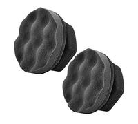 IPELY Paquete de 2 almohadillas aplicadoras de brillo de neumáticos grandes, duraderas y reutilizables con agarre hexagonal para aplicar brillo de neumáticos