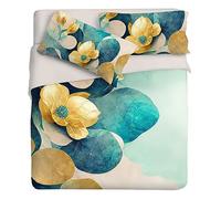 IPERSAN Juego de Funda nórdica para fotografía de 2 plazas, diseño anémona