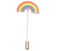 Ipetboom 1 Broche Con Insignia De Arcoíris Decoración De Orgullo Arcoíris Alfiler De Pecho Gay Y Lésbico Broche De Solapa Con Puente Arcoíris Y Tira De Arcoíris De Colores