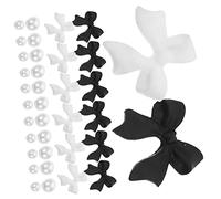 Ipetboom 1 Caja Accesorios Para Uñas Chica Bricolaje Encantos De Espalda Plana Amuletos De Manicura Para El Hogar Niña Arcos Corbata De Moño Calcomanías De Uñas El Plastico 3d