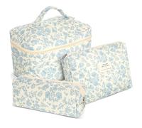 Ipetboom 1 Juego Bolso cosmético de Mano Bolsa de Viaje de Maquillaje Bolsa cosmética Bolsas de Aseo pequeño Hacer Bolsa de Maquillaje de Mujer Bolsa de Maquillaje de Tela Sabana de Algodon