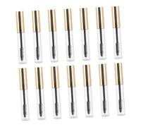 Ipetboom 1 Juego Botella De Rímel Varitas Contenedor Dispensador Puesto De Perfumes Máscara De Pestañas a Prueba De Agua Tubos Estuche De Maquillaje Tinte Botellas Bolsas Abdominales Golden