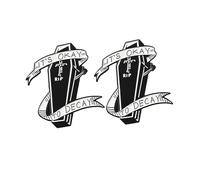 Ipetboom 1 Juego Broche Punk De Único De Ataúd Accesorios Retro Para Pin De Zombies Chic De Aleación Para Hombres Y Mujeres Eventos Casual Y Formales 3 Piezas